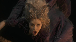 Illustration for article titled Last night on Once Upon A Time, the Evil Queen tried to kill Maleficent's unicorn... no, really.